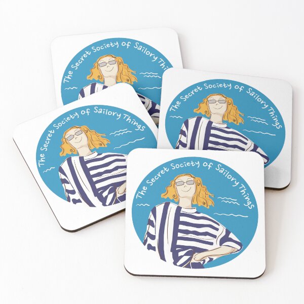 Item preview, Secret-Society-of-Sailory-Things | Feel the Breeze | Whimsical Badge Design designed and sold by geetasadashivan.