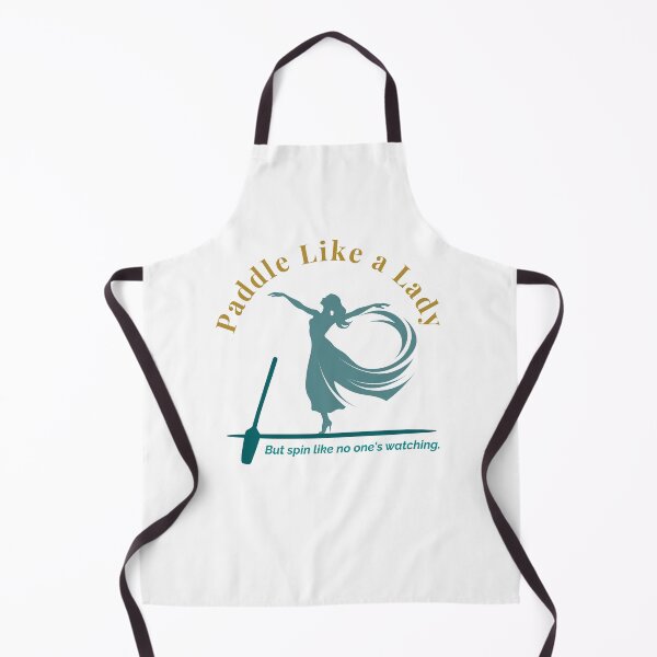 Item preview, Twirling on Water – Feminine Paddleboard Design in Deep Teal and Gold designed and sold by bobparduephoto.