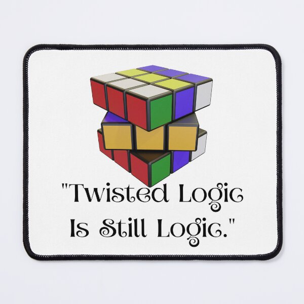Item preview, Funny Brain Teaser Puzzle | "Twisted Logic Is Still Logic" designed and sold by May's .