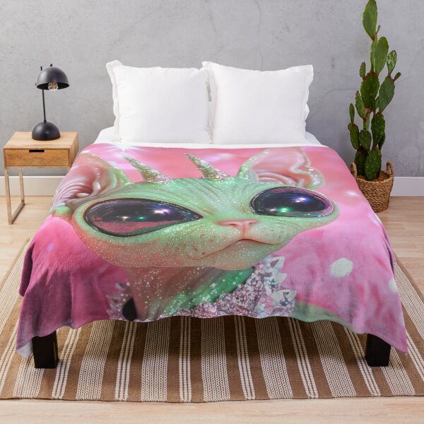 Item preview, Green Alien Sphynx Cat – Whimsical Fantasy Art designed and sold by Starcrimedesign.