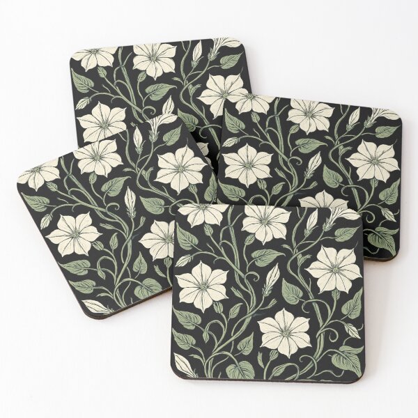 Item preview, Vintage Botanical Clematis Vines designed and sold by OrwynArcade.
