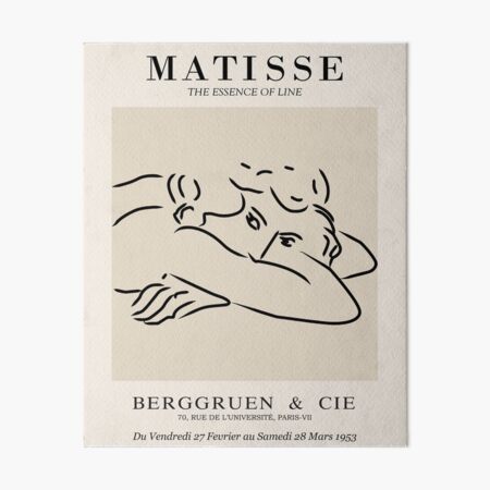 Item preview, Essence of Line: Matisse‑Inspired Woman Portrait (Abstract Line Drawing) designed and sold by artswag.