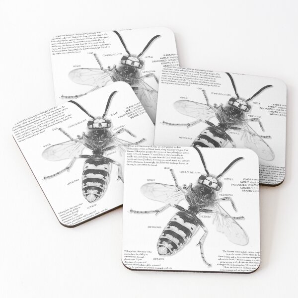 Item preview, Yellowjacket Scientific Poster designed and sold by LiftoffDesigns.