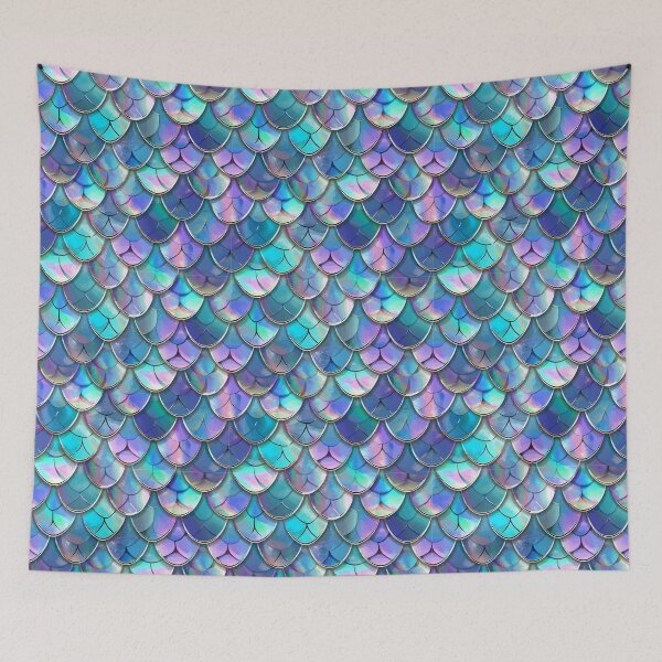 Item preview, Mermaid Scales Purple Sea designed and sold by Lichtisign.
