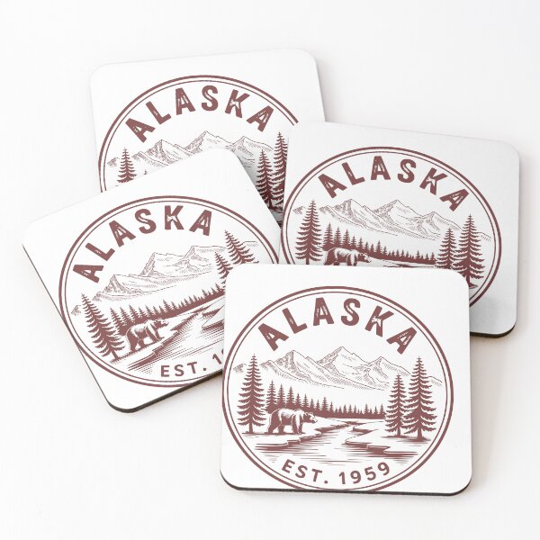 Item preview, Alaska Est. 1959 designed and sold by HappyCraftyPeachPixl.
