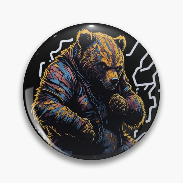 Item preview, Stylized Martial Arts Bear designed and sold by Ursus Ink.