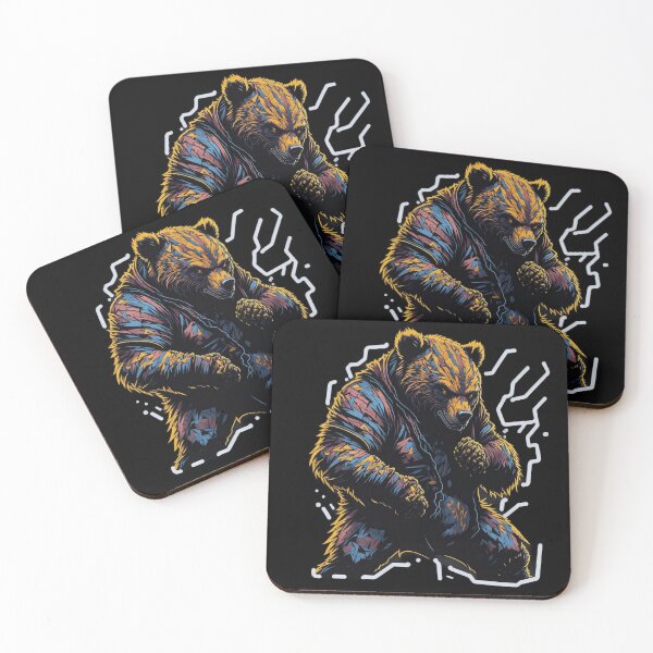 Item preview, Stylized Martial Arts Bear designed and sold by Ursus Ink.