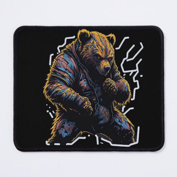 Item preview, Stylized Martial Arts Bear designed and sold by Ursus Ink.