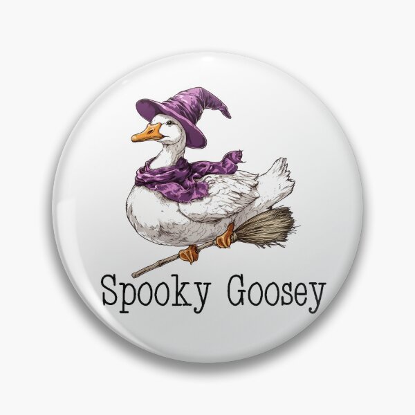Item preview, Spooky Goosey Halloween Goose designed and sold by ColorFlowArt.