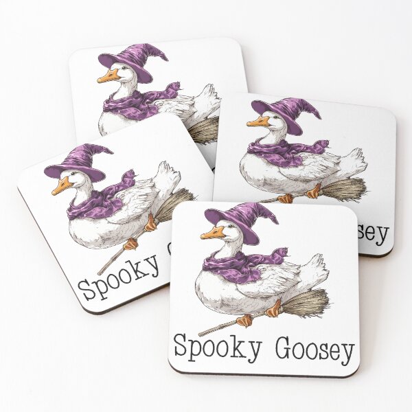 Item preview, Spooky Goosey Halloween Goose designed and sold by ColorFlowArt.