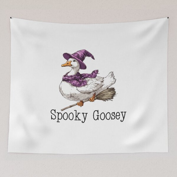 Item preview, Spooky Goosey Halloween Goose designed and sold by ColorFlowArt.