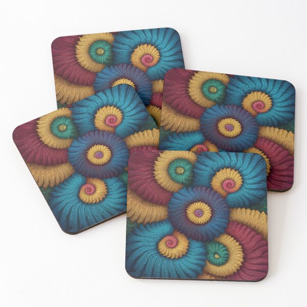Item preview, Vibrant Chromatic Spiral Mosaic designed and sold by Line Designs By Duck.