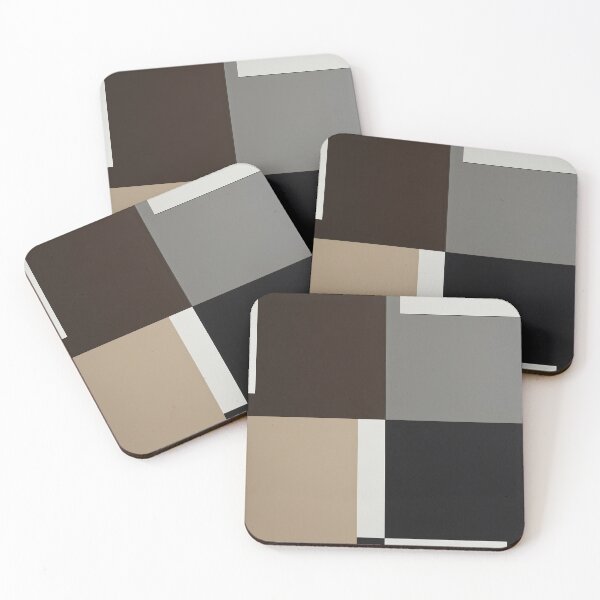 Item preview, Modern Earthy Grid 7 designed and sold by HebaRK Studio.