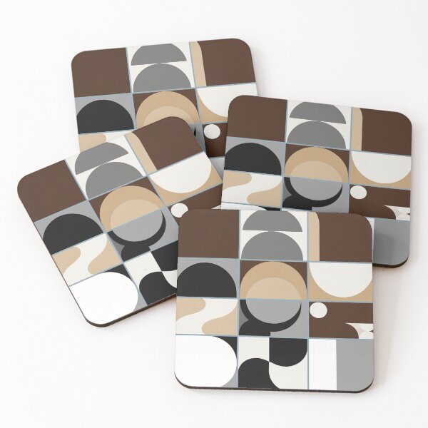 Item preview, Modern Earthy Grid 6 designed and sold by HebaRK Studio.