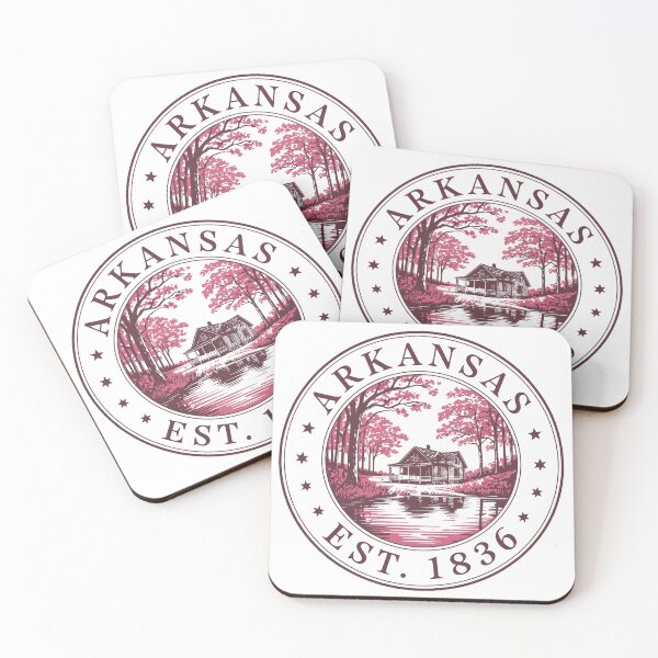 Item preview, Arkansas Est. 1836 designed and sold by HappyCraftyPeachPixl.