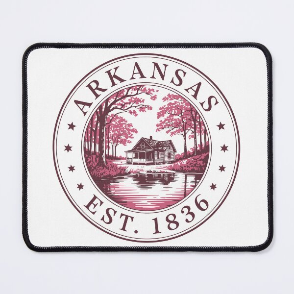 Item preview, Arkansas Est. 1836 designed and sold by HappyCraftyPeachPixl.