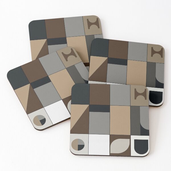 Item preview, Modern Earthy Grid 5 designed and sold by HebaRK Studio.