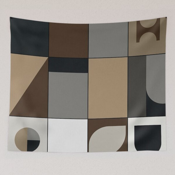 Item preview, Modern Earthy Grid 5 designed and sold by HebaRK Studio.