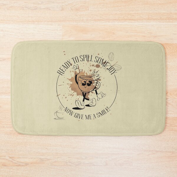 Item preview, Ready to Spill Some Joy - Vintage Coffee Cartoon designed and sold by CypisDesign.
