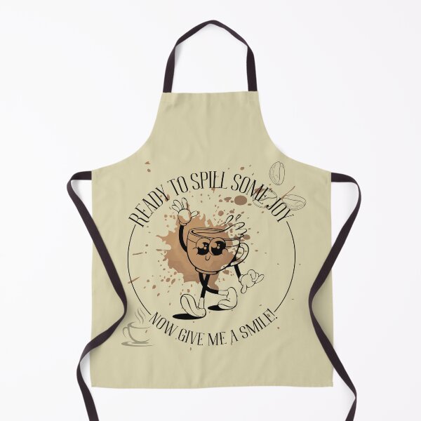 Item preview, Ready to Spill Some Joy - Vintage Coffee Cartoon designed and sold by CypisDesign.