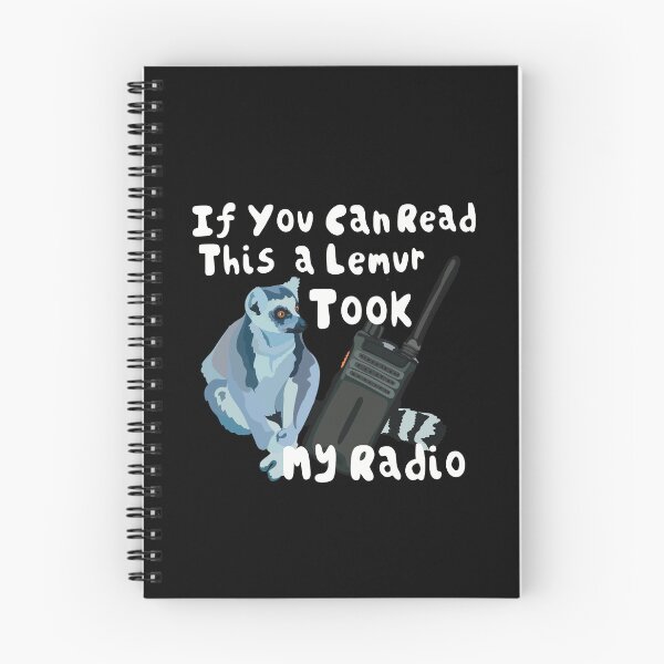Item preview, Ring-Tailed Lemur Funny Radio Design designed and sold by PrettylittlepastelUk.