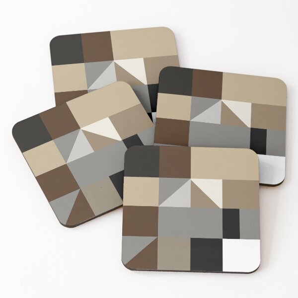 Item preview, Modern Earthy Grid 4 designed and sold by HebaRK Studio.