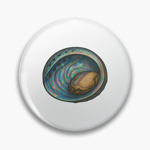 Item preview, Abalone Shell Art – Iridescent Sea Shell Illustration designed and sold by Vendeloc.