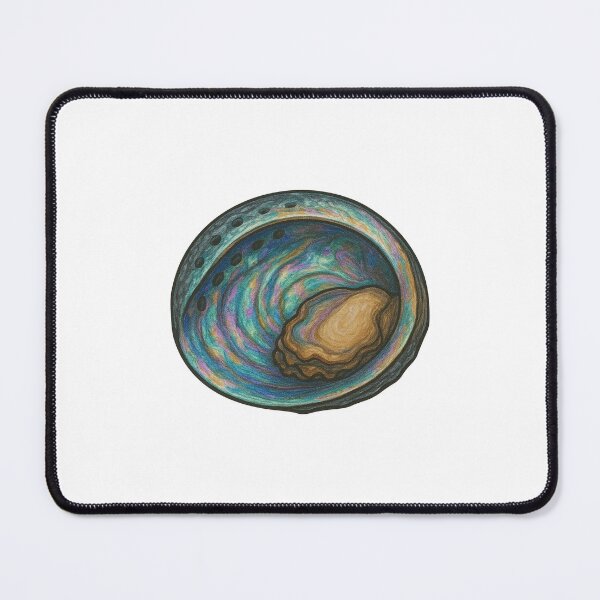 Item preview, Abalone Shell Art – Iridescent Sea Shell Illustration designed and sold by Vendeloc.