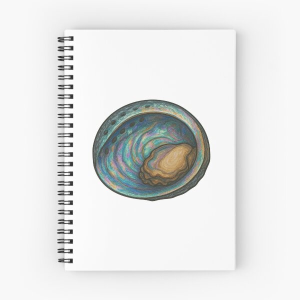 Item preview, Abalone Shell Art – Iridescent Sea Shell Illustration designed and sold by Vendeloc.