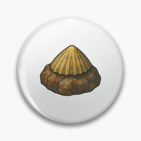 Item preview, Limpet Shell Sticker – Realistic Marine Mollusk Design designed and sold by Vendeloc.