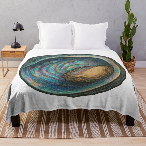 Item preview, Abalone Shell Art – Iridescent Sea Shell Illustration designed and sold by Vendeloc.