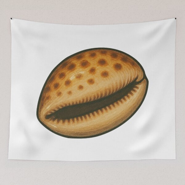 Item preview, Cowrie Shell Illustration – Spotted Sea Shell Ocean Aesthetic designed and sold by Vendeloc.