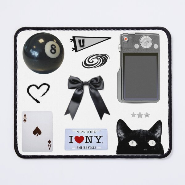 Item preview, Black and White Themed Sticker Sheet for Laptop or Water Bottle designed and sold by RosesVisuals.