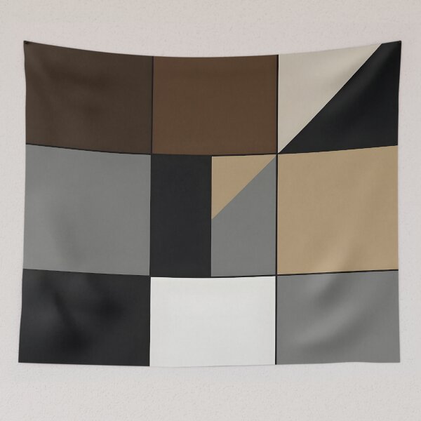 Item preview, Modern Earthy Grid 3 designed and sold by HebaRK Studio.