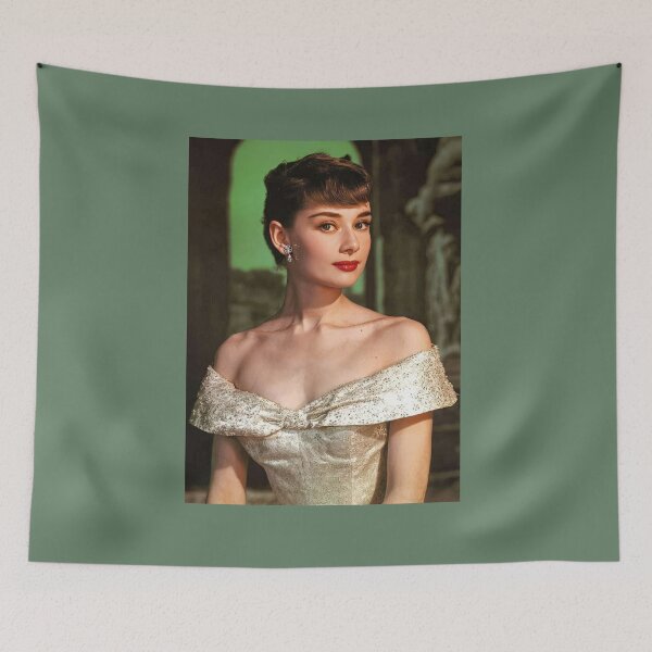 Item preview, A young Audrey Hepburn designed and sold by stevepaint.