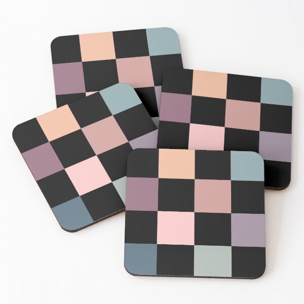 Item preview, Colorful Checkerboard cottagecore Halloween black designed and sold by Designsbyluzia.