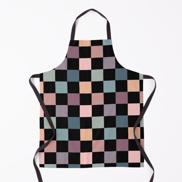 Item preview, Colorful Checkerboard cottagecore Halloween black designed and sold by Designsbyluzia.