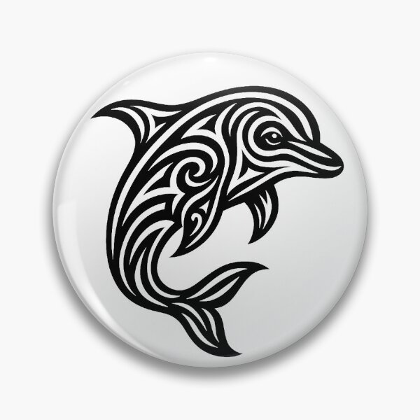 Item preview, Tribal dolphin designed and sold by SpectrumShine.