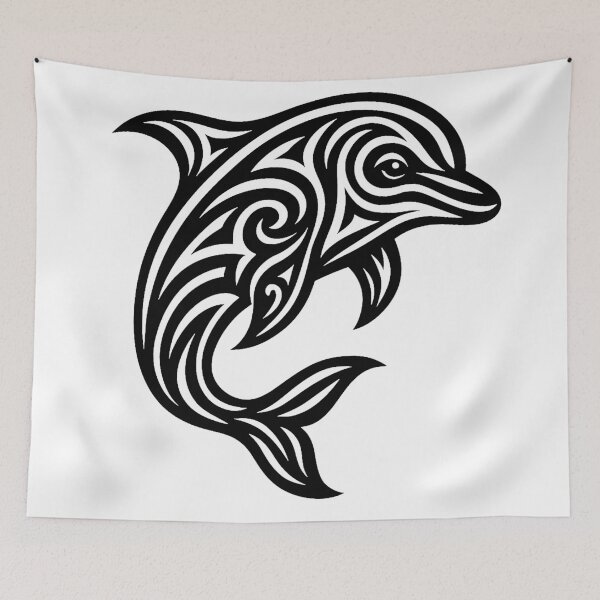 Item preview, Tribal dolphin designed and sold by SpectrumShine.
