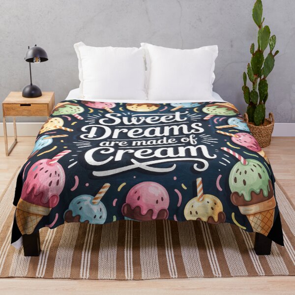 Item preview, Sweet Dreams Are Made of Cream – Ice Cream Fantasy for Dessert Lovers designed and sold by ForeverPrintsOK.