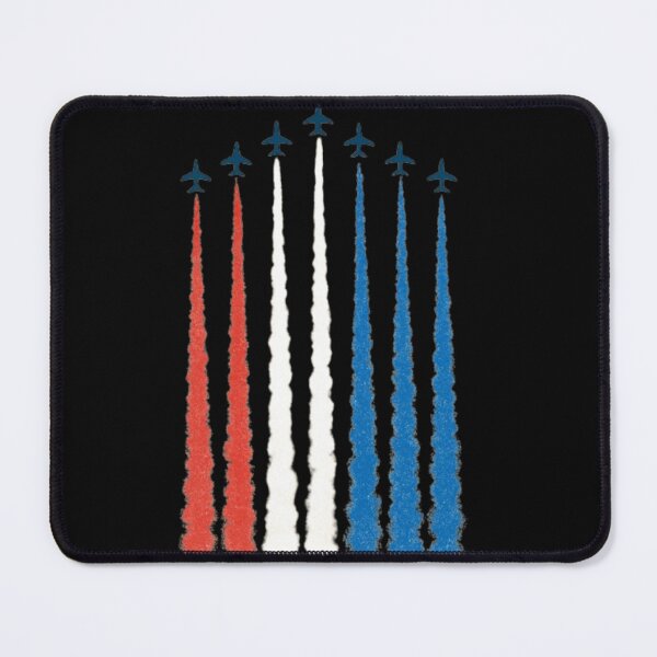 Item preview, T-shirt Patriotique USA – Jets et Fumées Rouge Blanc Bleu designed and sold by MeowLoka ⭐⭐⭐⭐.