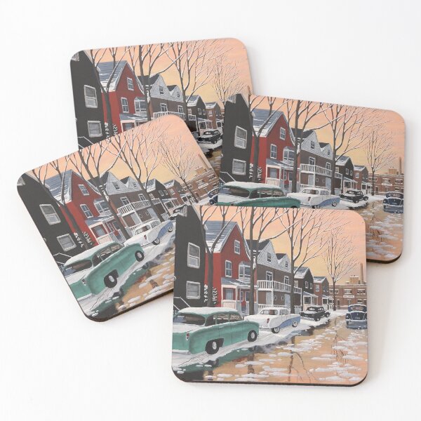 Item preview, 1950s Winter Dawn in Hamilton, Ontario. designed and sold by daverheaume.