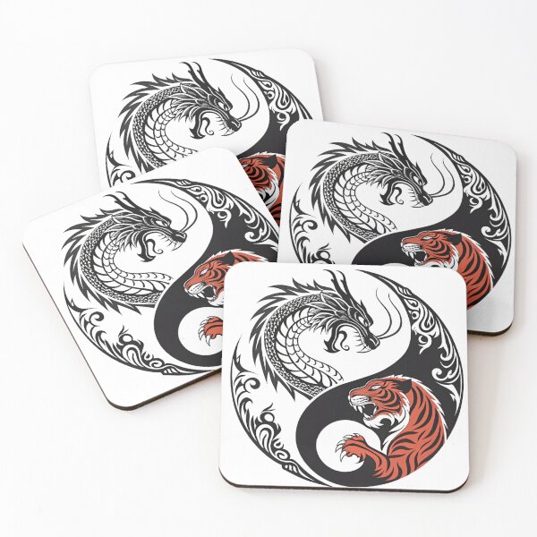 Item preview, Dragon and Tiger  designed and sold by Lucky 777.