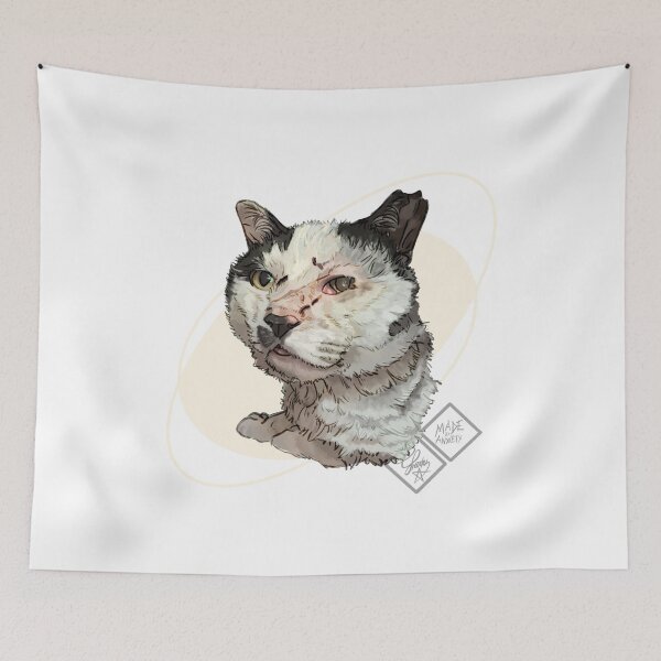 Item preview, Rescue story: Luke the limping cat ? Bitten, infected, and alone—now safe. Watch his journey to healing and hope designed and sold by Made-by-Anxiety.