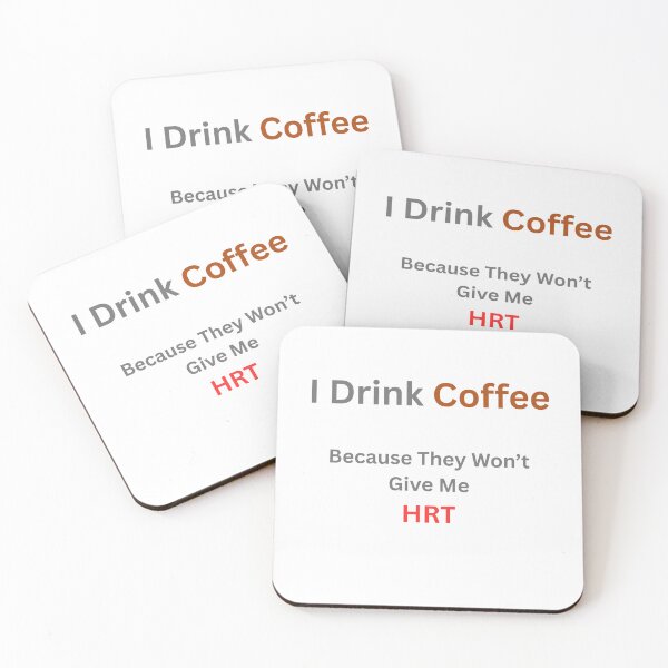 Item preview, Caffeine Over Hormones - menopause humor designed and sold by LawrenceDesigns.