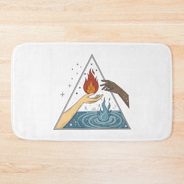 Item preview, Fire and water hands  designed and sold by Lucky 777.