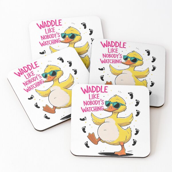 Item preview, Waddle Like Nobody's Watching Duck Maternity T-Shirt designed and sold by Fantasyhollow18.