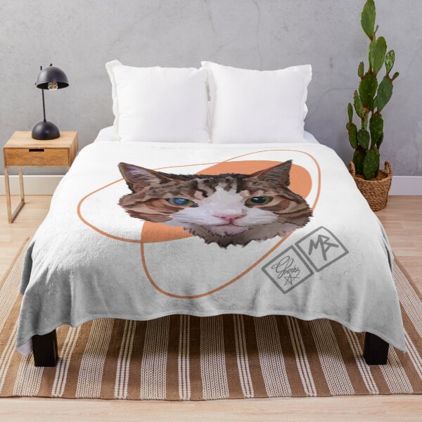 Item preview, Meet Geoff: the gentle cat almost put to sleep for being too calm. designed and sold by Made-by-Anxiety.