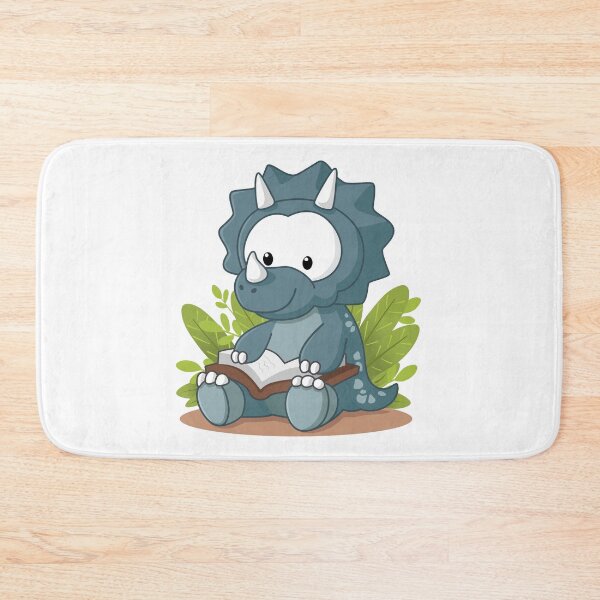 Item preview, Reading Saurus | Cute Book-Loving triceratops Dinosaur designed and sold by Sore Creations.