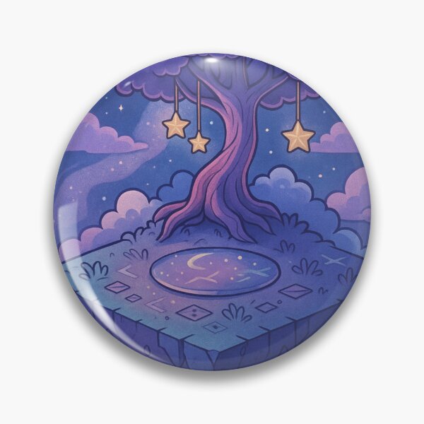 Item preview, Dream Island – Floating Night Realm with Stars, Crystals and Moon Magic designed and sold by InspireHaven.